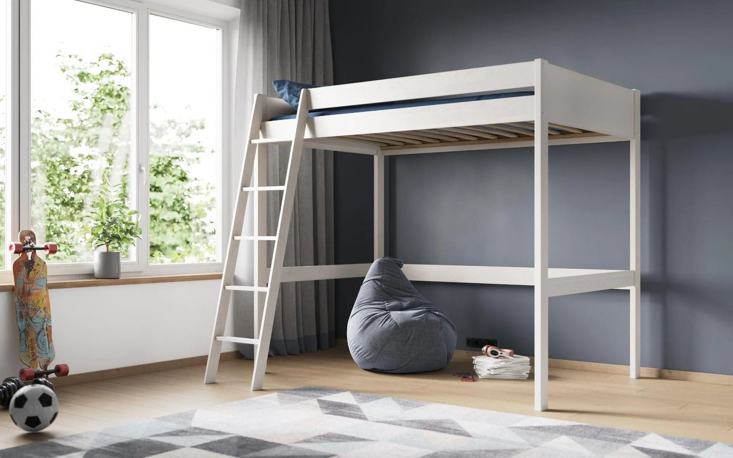 Tera Solid Wood Small Double Highsleeper